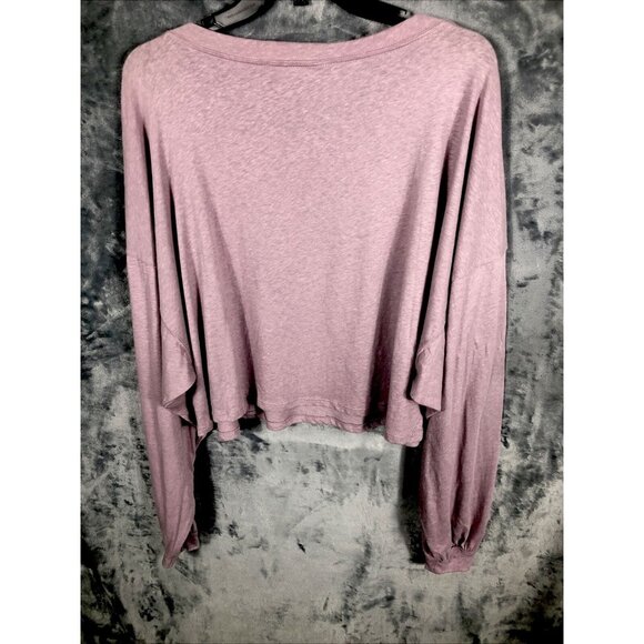 Lulus Womens Blouse Top T Shirt Size M Medium Long Sleeve Stretch Comfort Casual - Picture 7 of 8